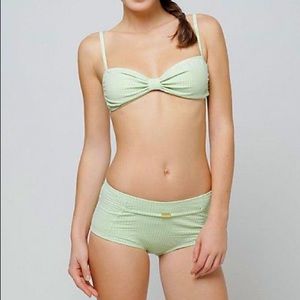 Anthropologie Seersucker Swimsuit